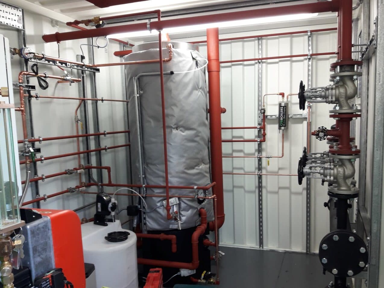 Containerised Commerical Steam Boiler Water Treatment Ancillaries