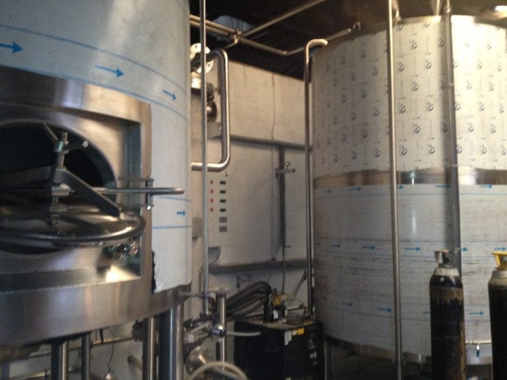 Brewery Fermentation Tank Install