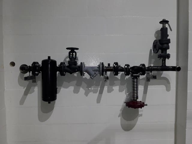Steam Pipework, Hygienic Pipework, Brewery, Stainless Steel Pipework, Pressure Reducing Station and Safety Valves