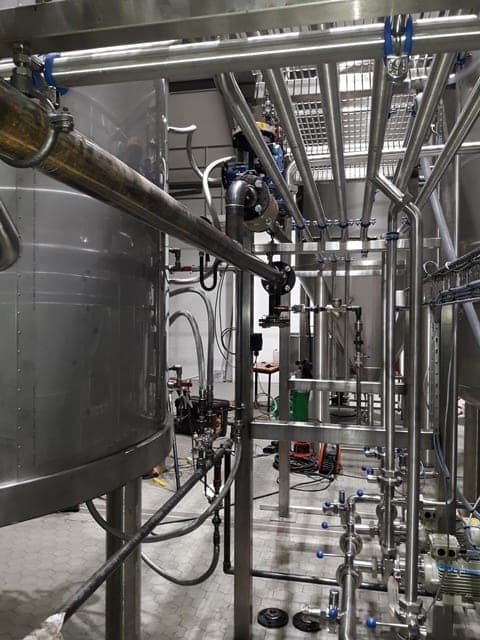 Steam Pipework, Hygienic Pipework, Brewery, Stainless Steel Pipework