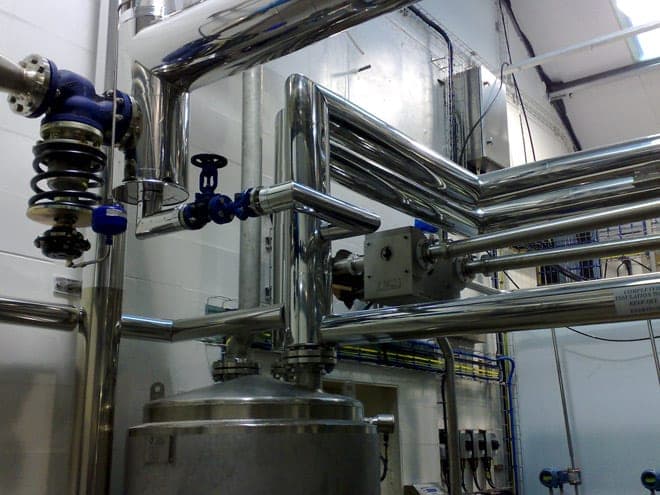 Stainless Steel Steam Pipework